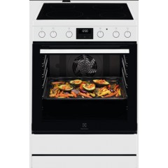 Electrolux LKR64022MW Κουζίνα 73lt με Κεραμικές Εστίες Π59.6εκ. Λευκή